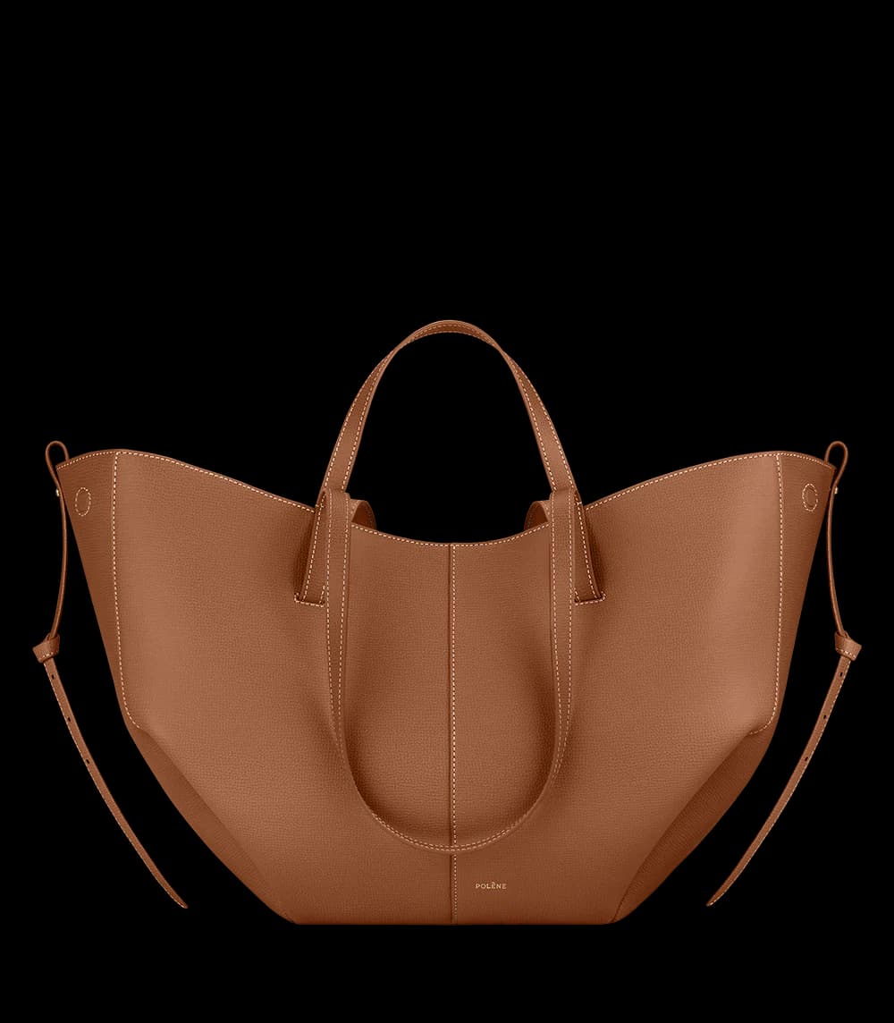 Polène CYME Camel Grained — authentic Polène bag