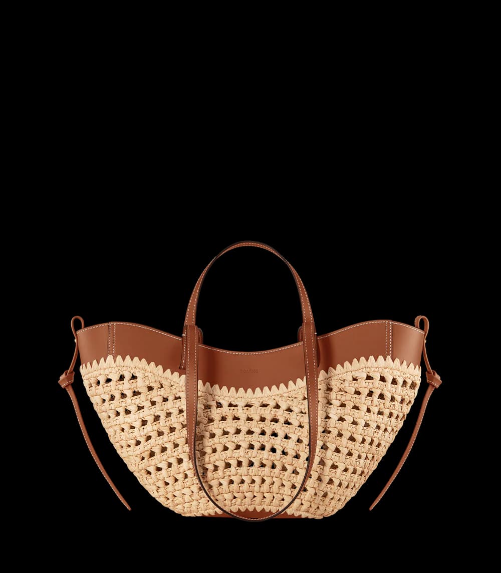 Polène CYME MINI Raffia — authentic Polène bag