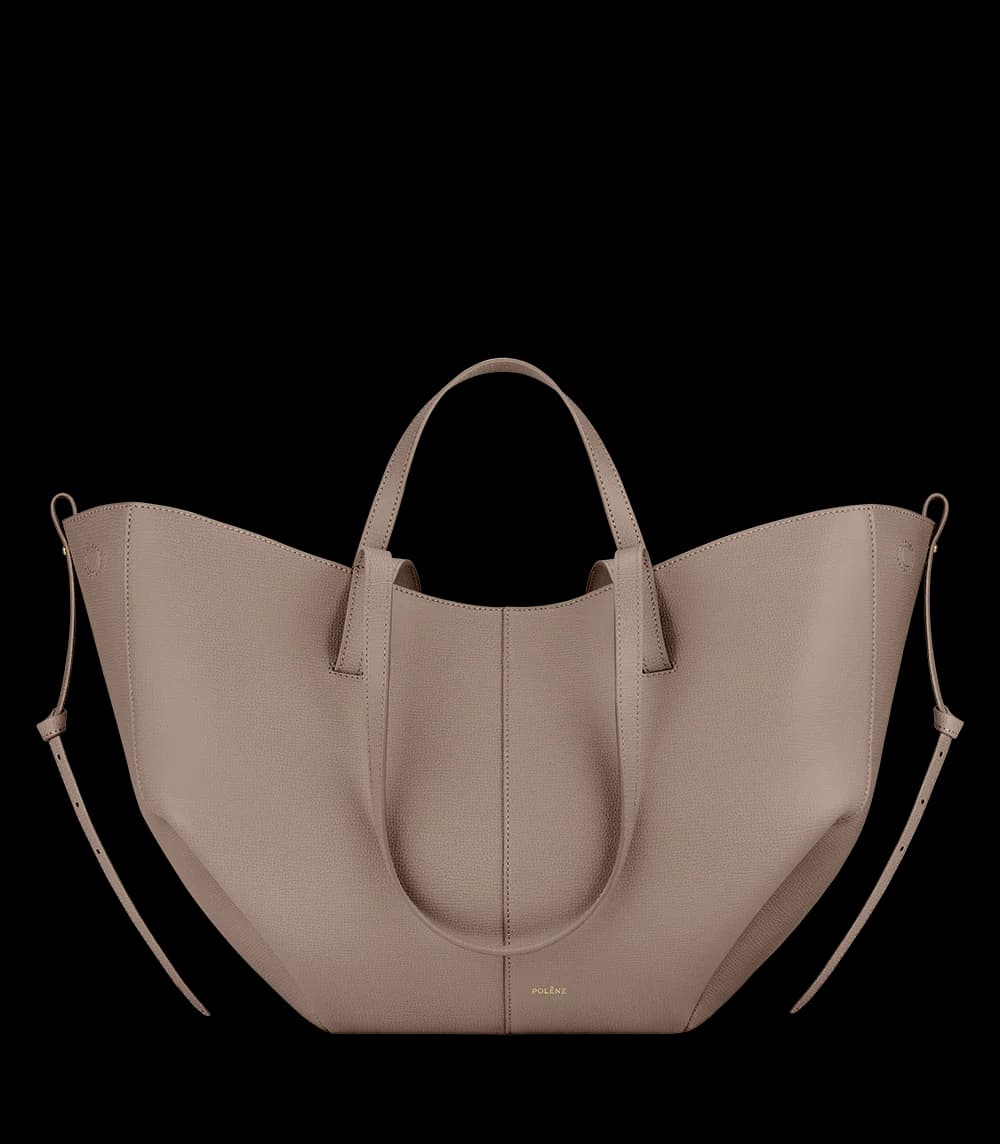 Polène CYME Taupe Grained — authentic Polène bag