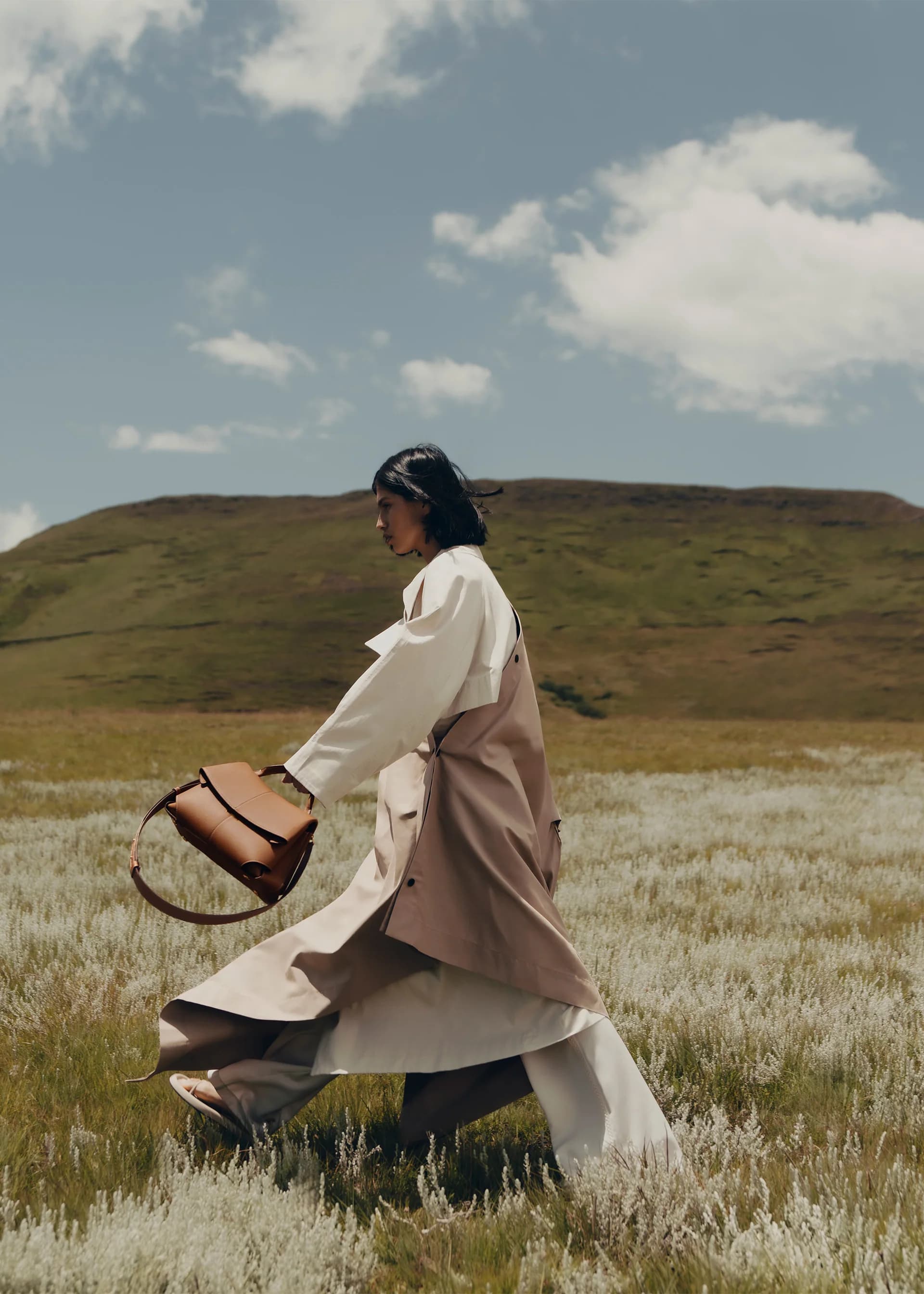 Polène Bag DAILY BAG — Camel Grained