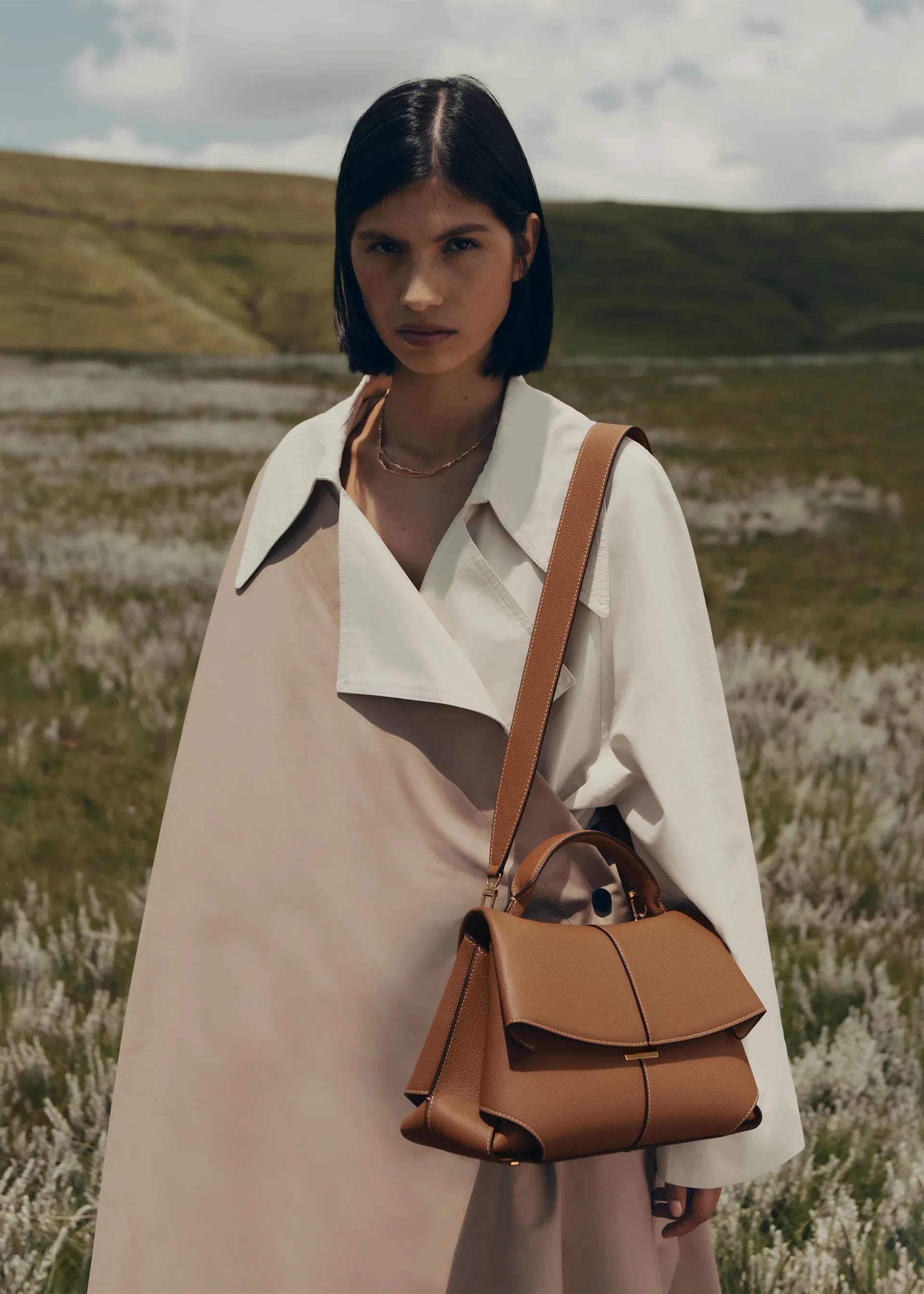 Polène Bag DAILY BAG — Camel Grained