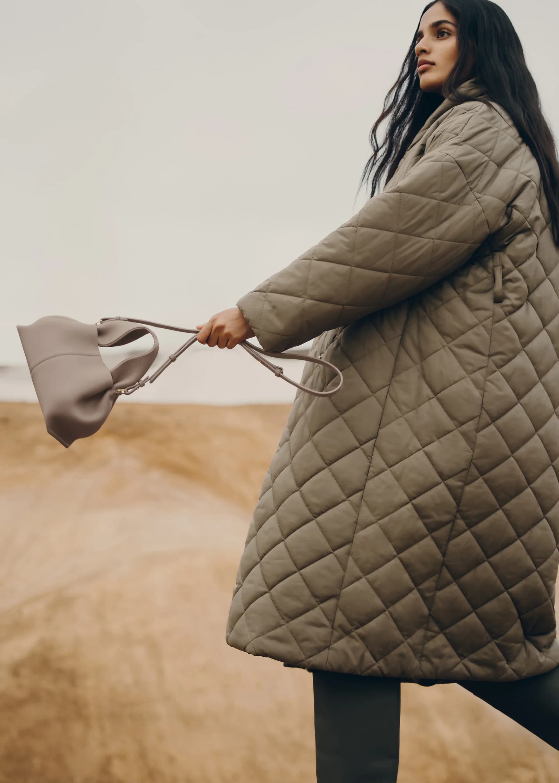 NUMÉRO NEUF MINI Taupe Grained