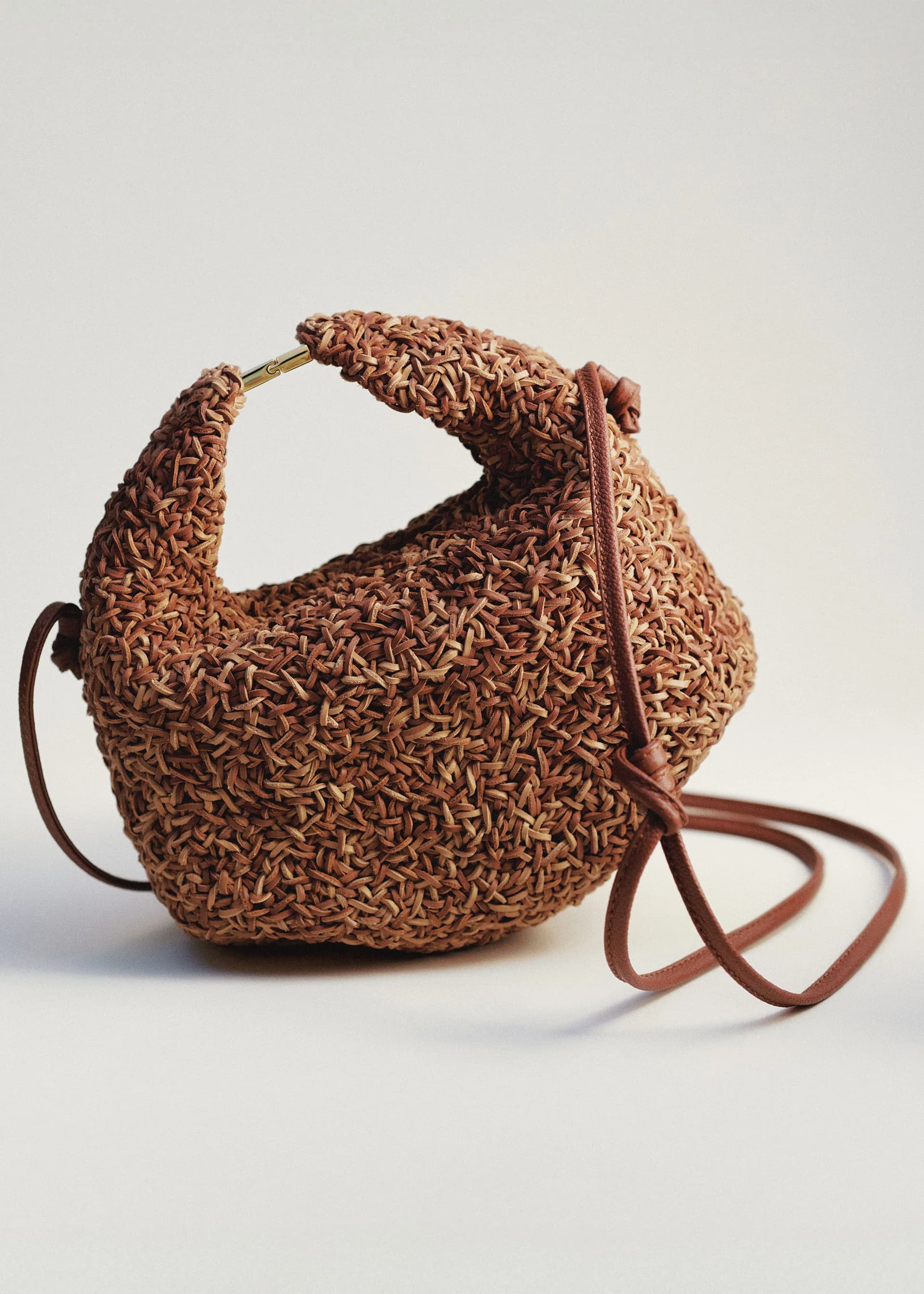 Polène Bag BÉRI RIZOM — Cognac