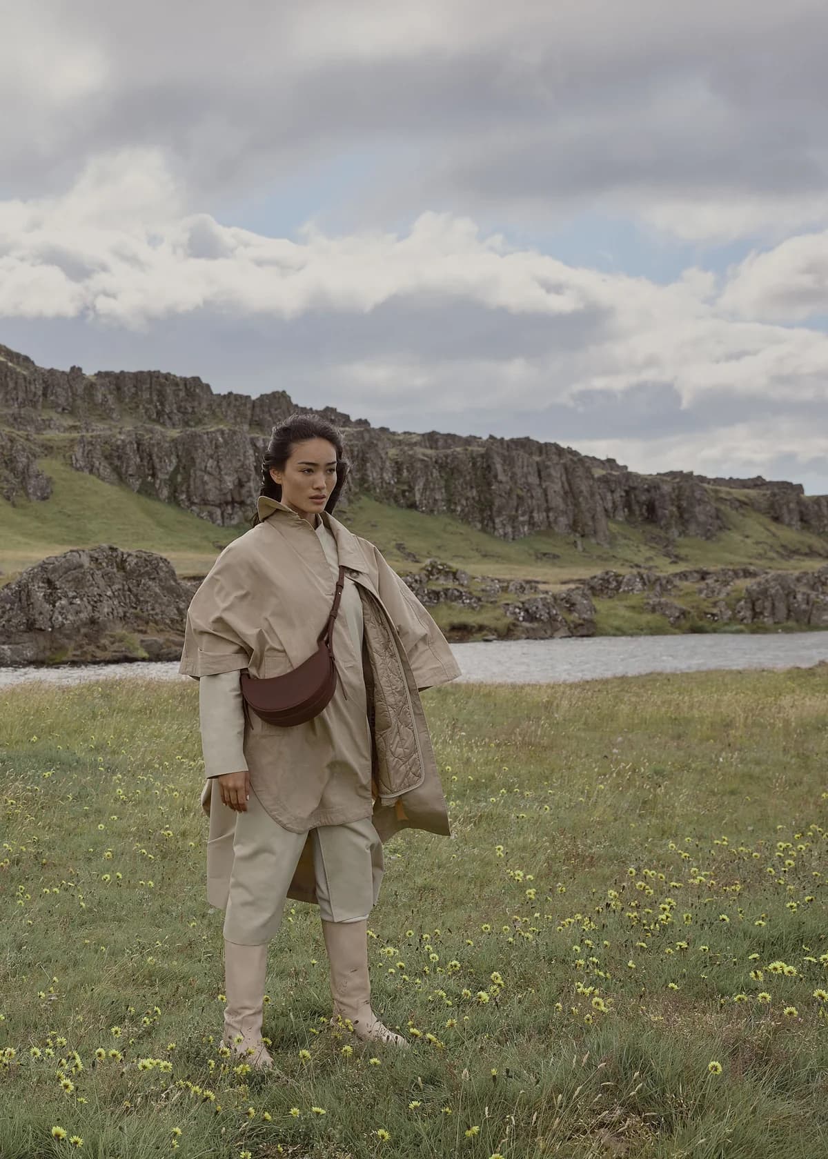 Polène Bag NUMÉRO DIX — Smooth Camel