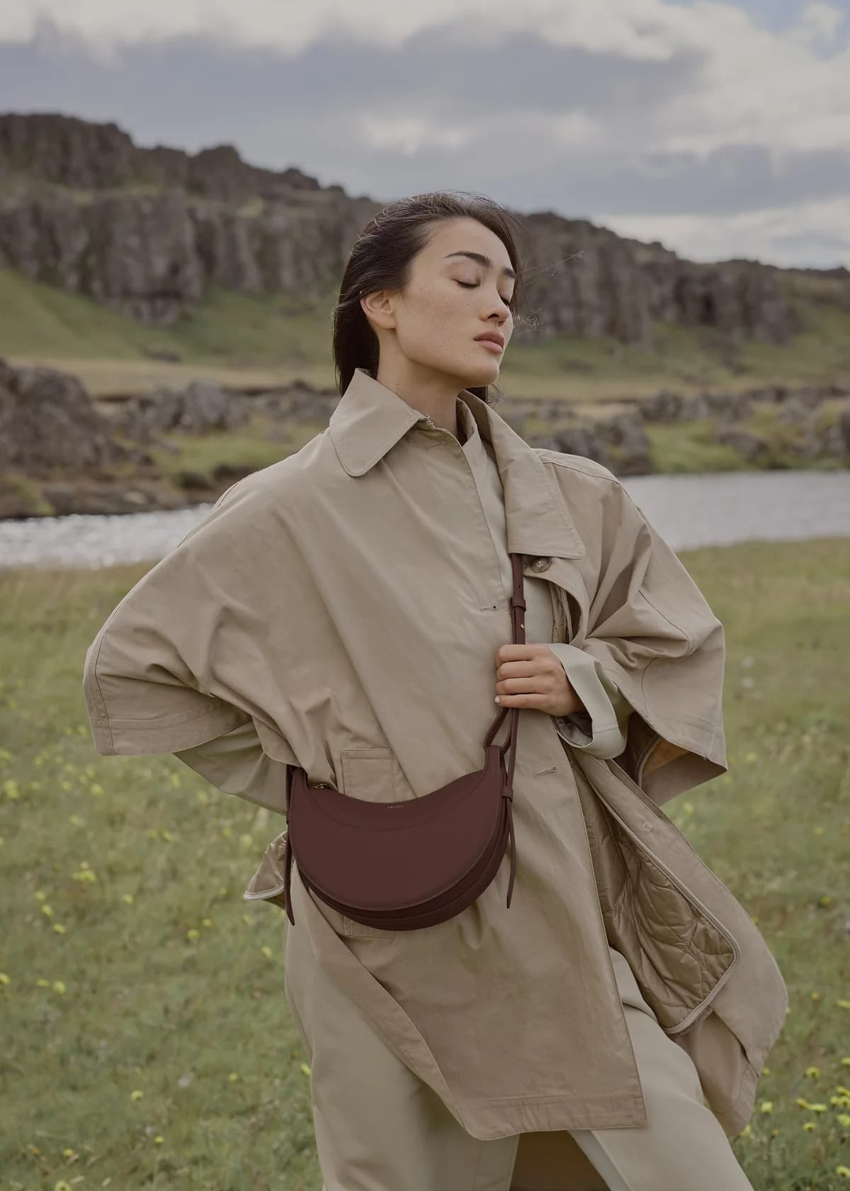 Polène Bag NUMÉRO DIX — Smooth Camel