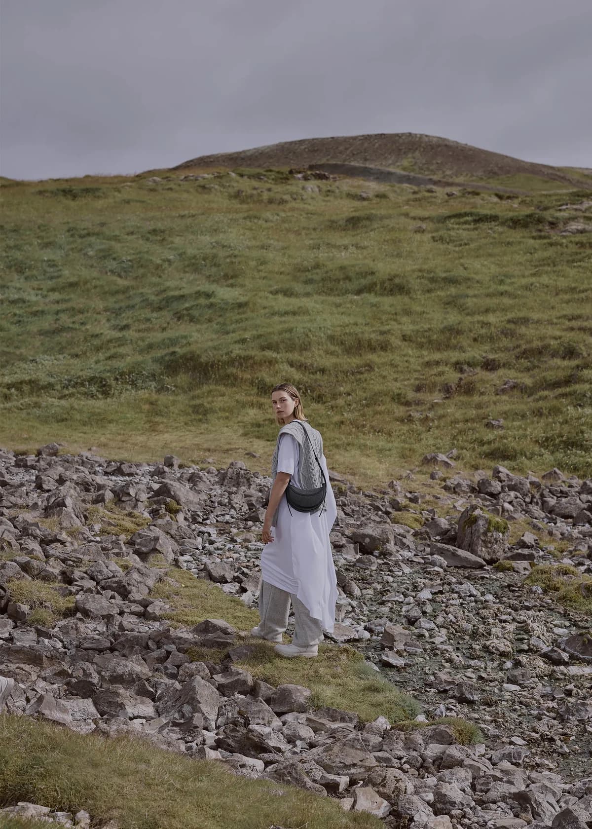 Polène Bag NUMÉRO DIX TISSÉ — Woven Black