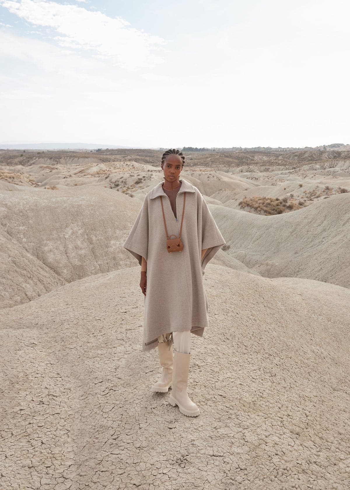 Polène Bag NUMÉRO UN MICRO — Grained Camel