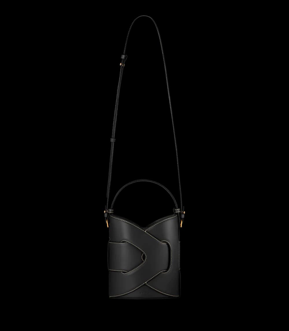 Polène Bag NODDE SEAU — Grained Black