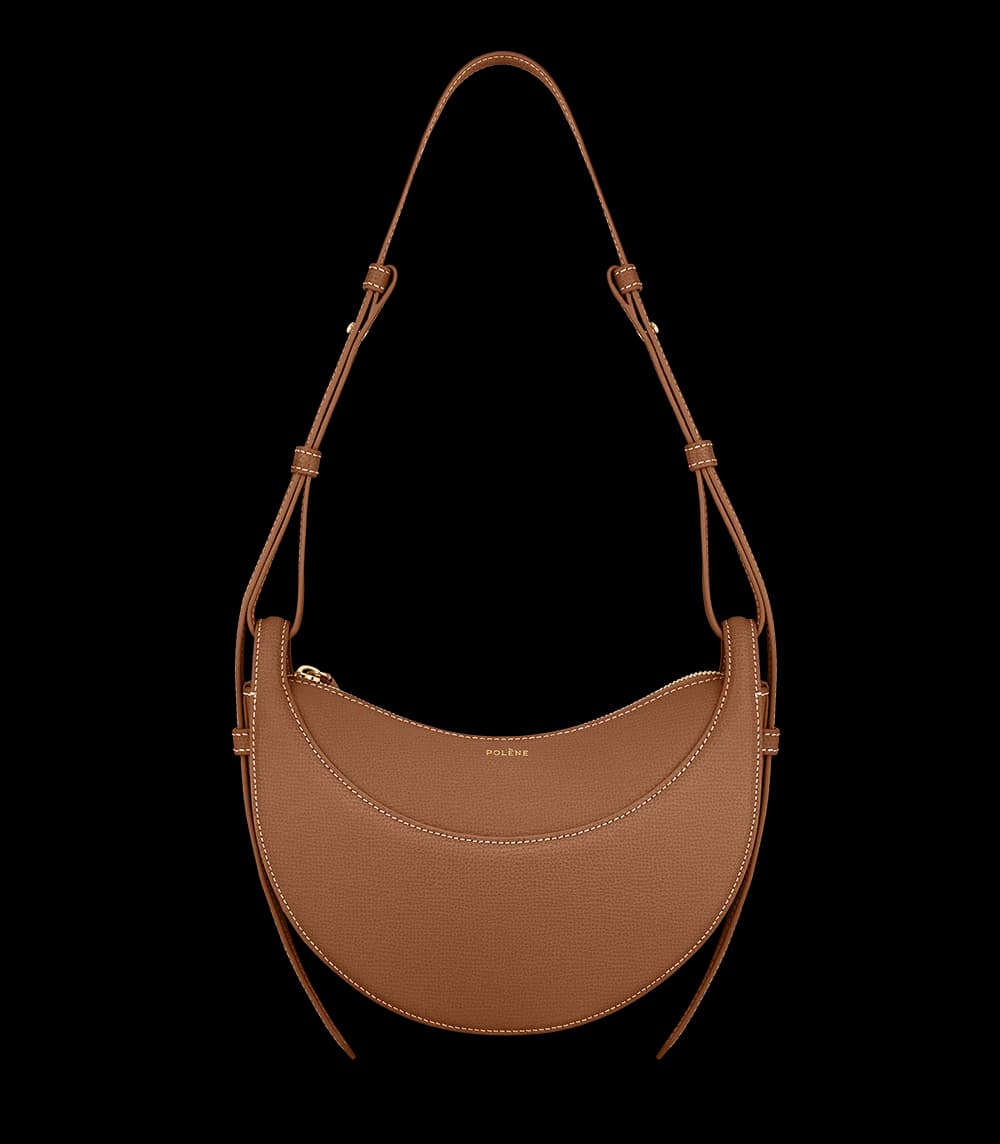 Polène NUMÉRO DIX GRAINÉ Camel Grained — authentic Polène bag