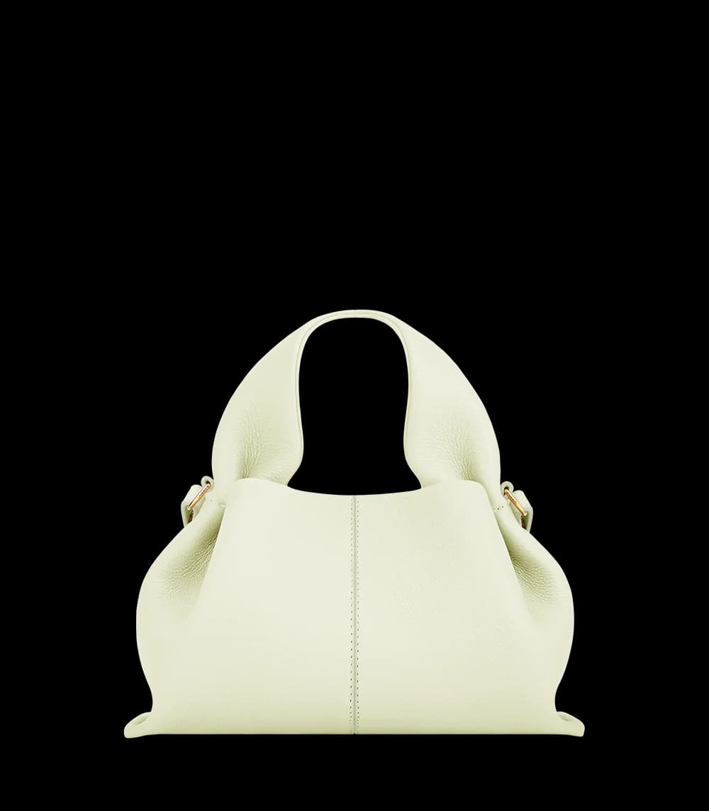 Polène NUMÉRO NEUF MINI Aloe Grained — sac Polène authentique