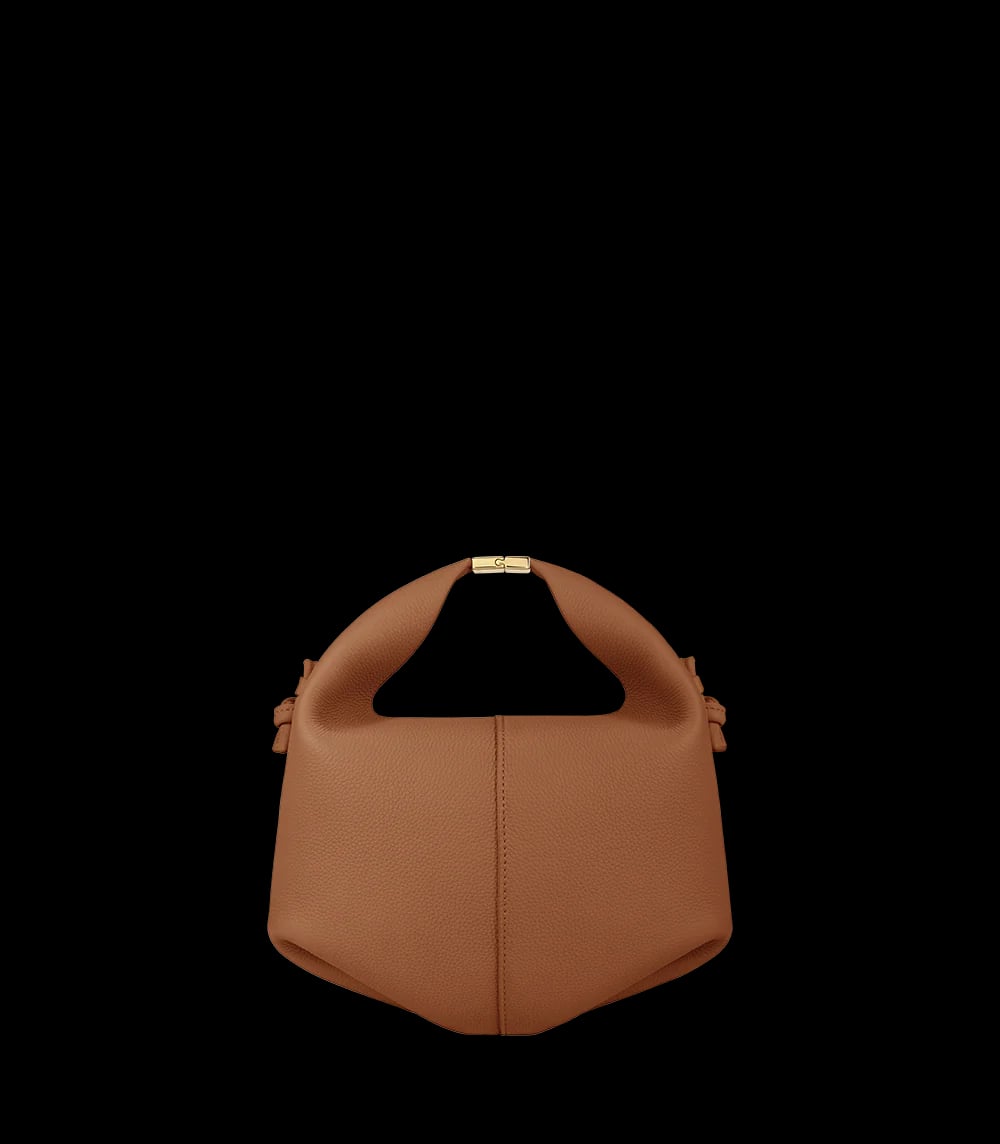 BÉRI BANDOULIÈRE — CUIR CAMEL GRAINÉ