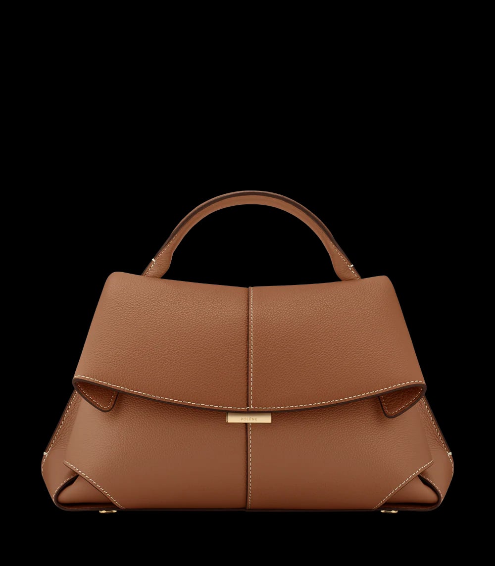 DAILY BAG — CUIR CAMEL GRAINÉ