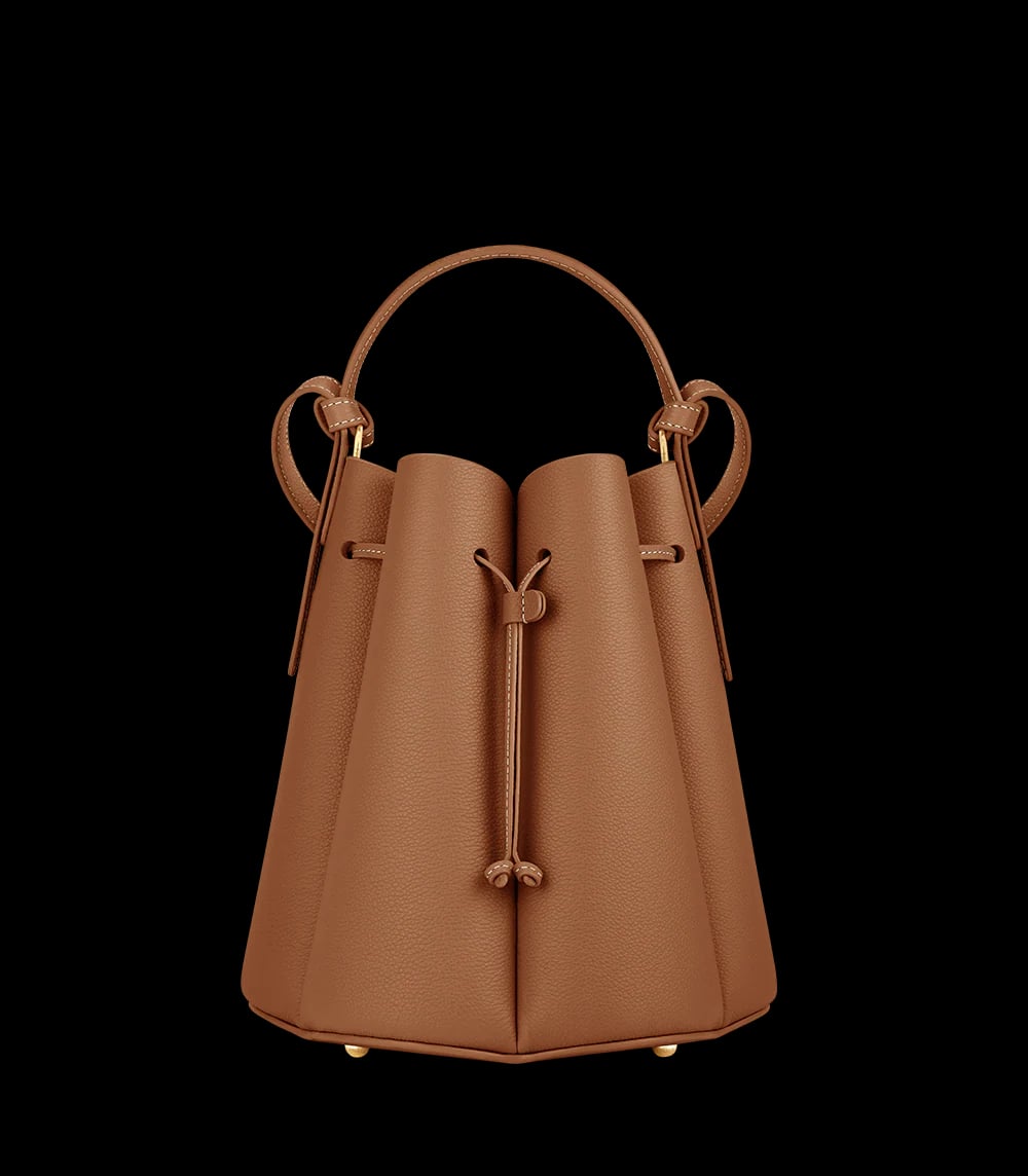 NUMÉRO HUIT — CUIR CAMEL GRAINÉ